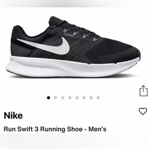 Nike Black‎ and White Athletic Sneakers